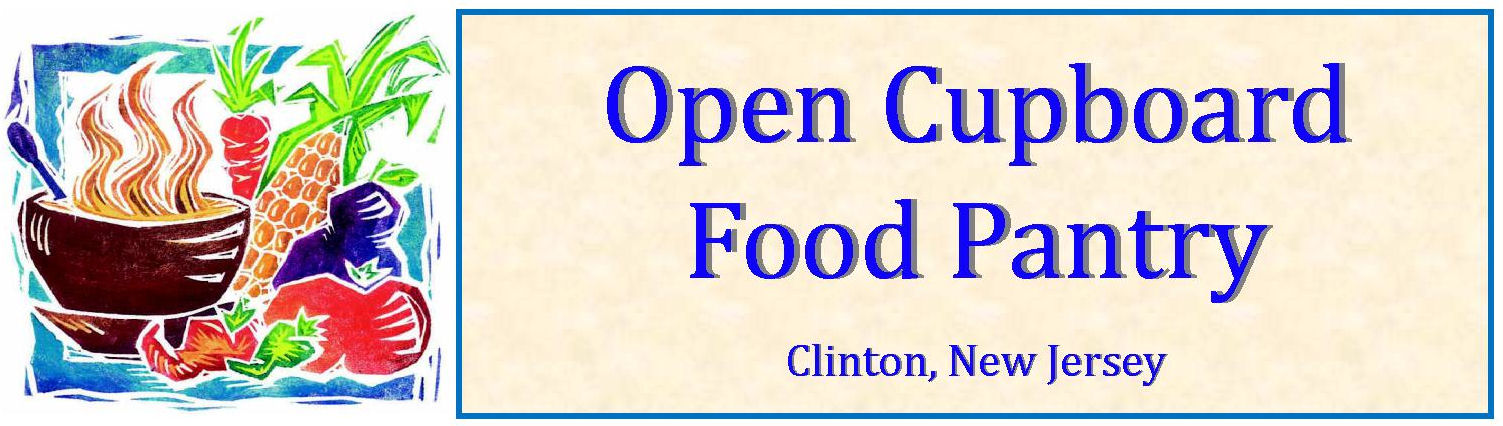 Open cupboard food pantry